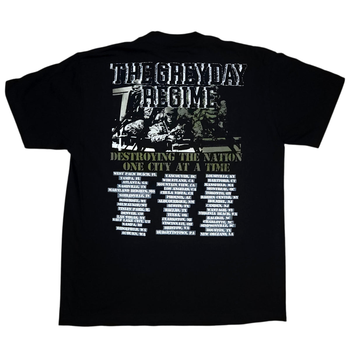 $B Greyday 2025 Tour T-Shirt Large