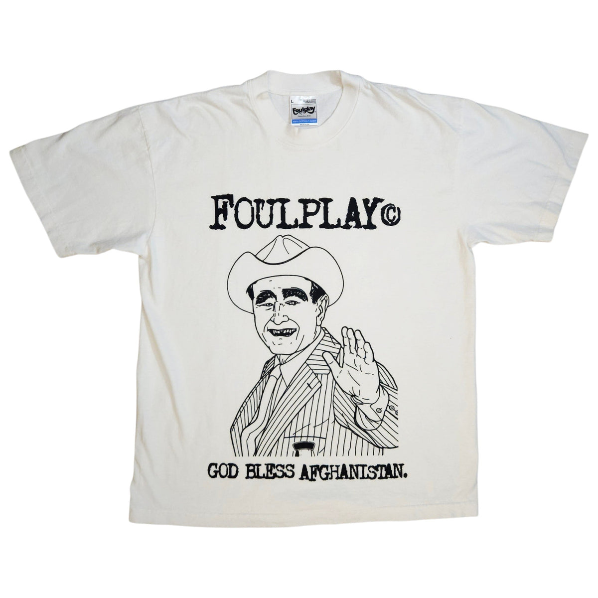Foulplay God Bless Afghanistan T-Shirt Large