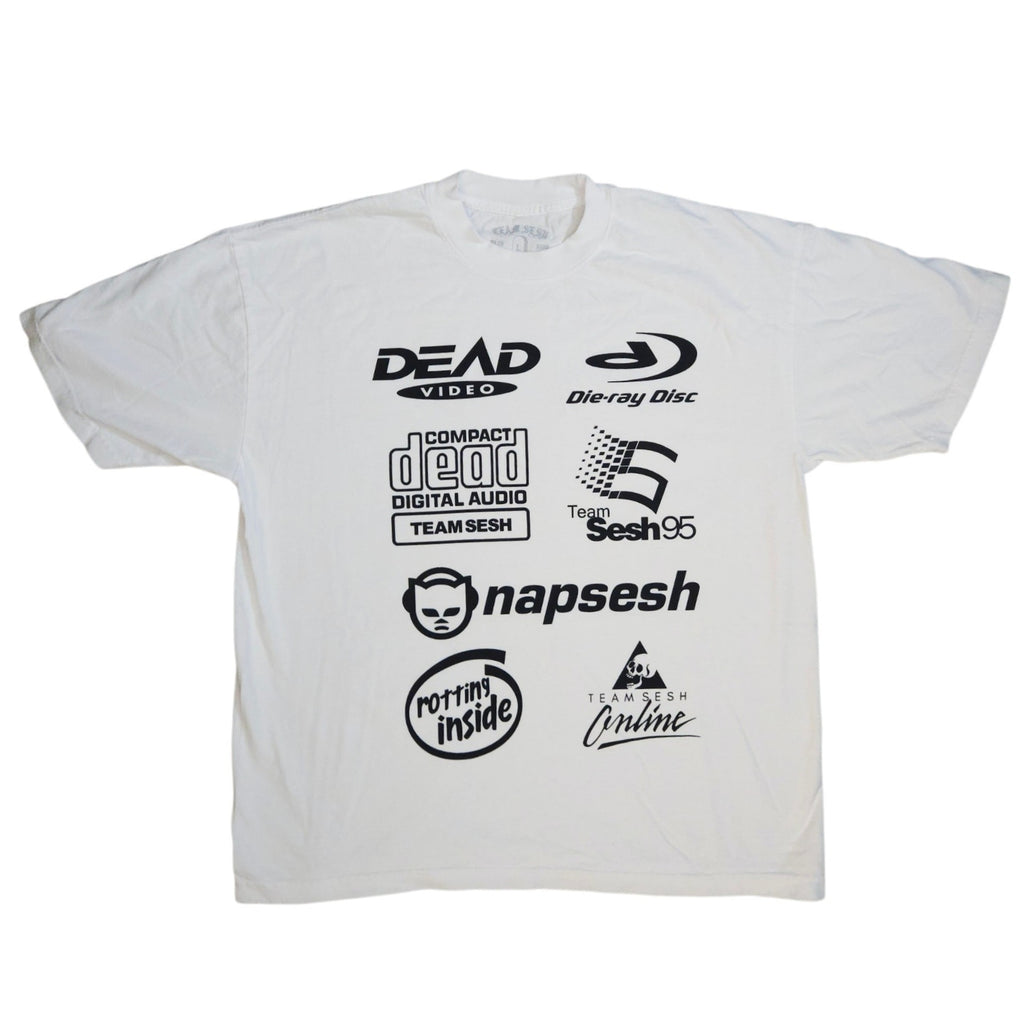 TeamSESH DeadInternet T-Shirt White Large