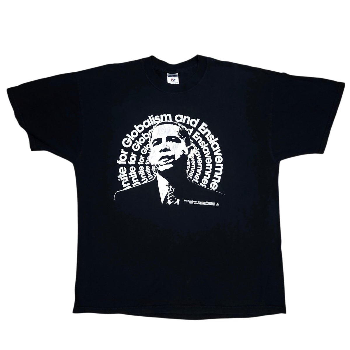 VTG Globalism InfoWars T-Shirt XL