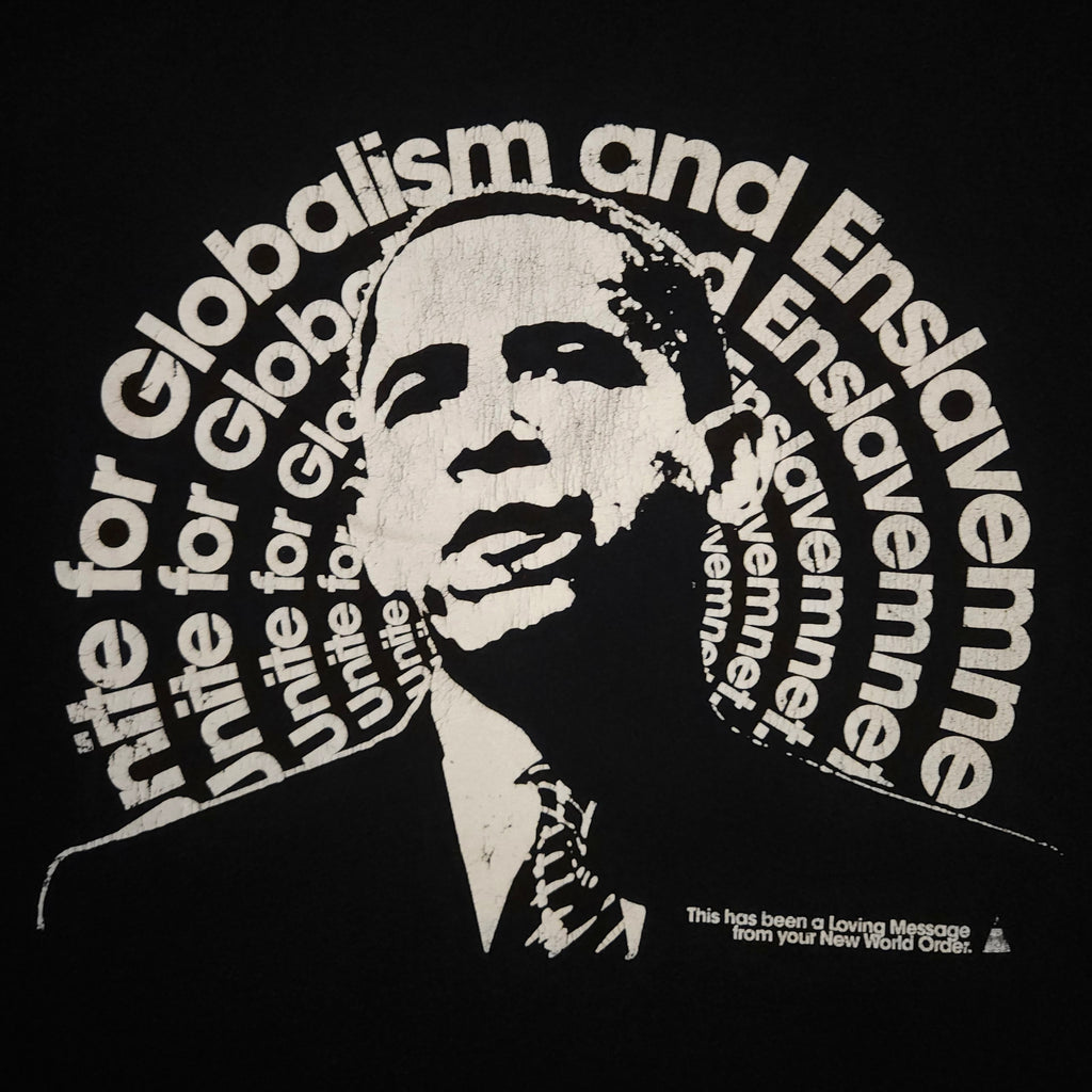 VTG Globalism InfoWars T-Shirt XL