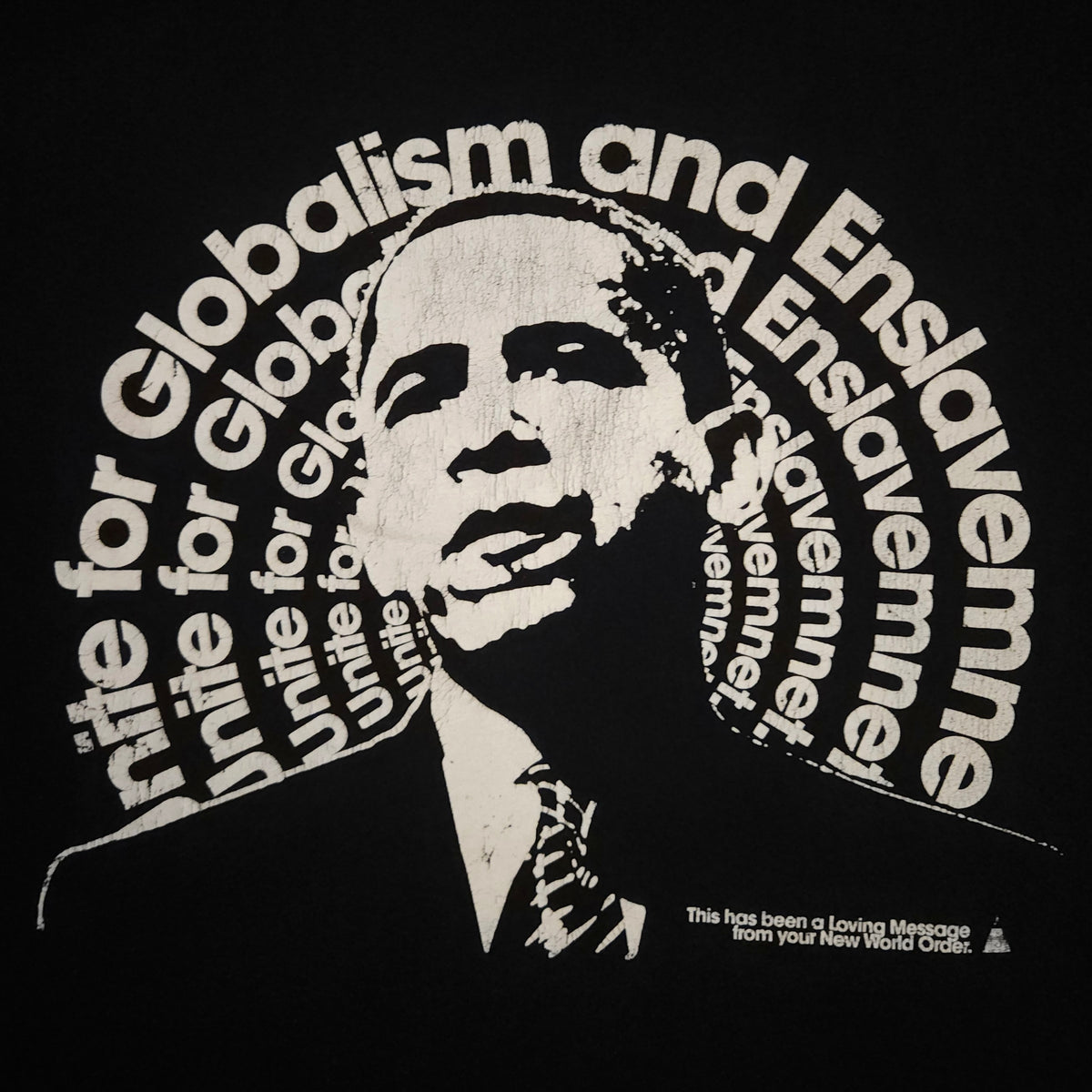 VTG Globalism InfoWars T-Shirt XL