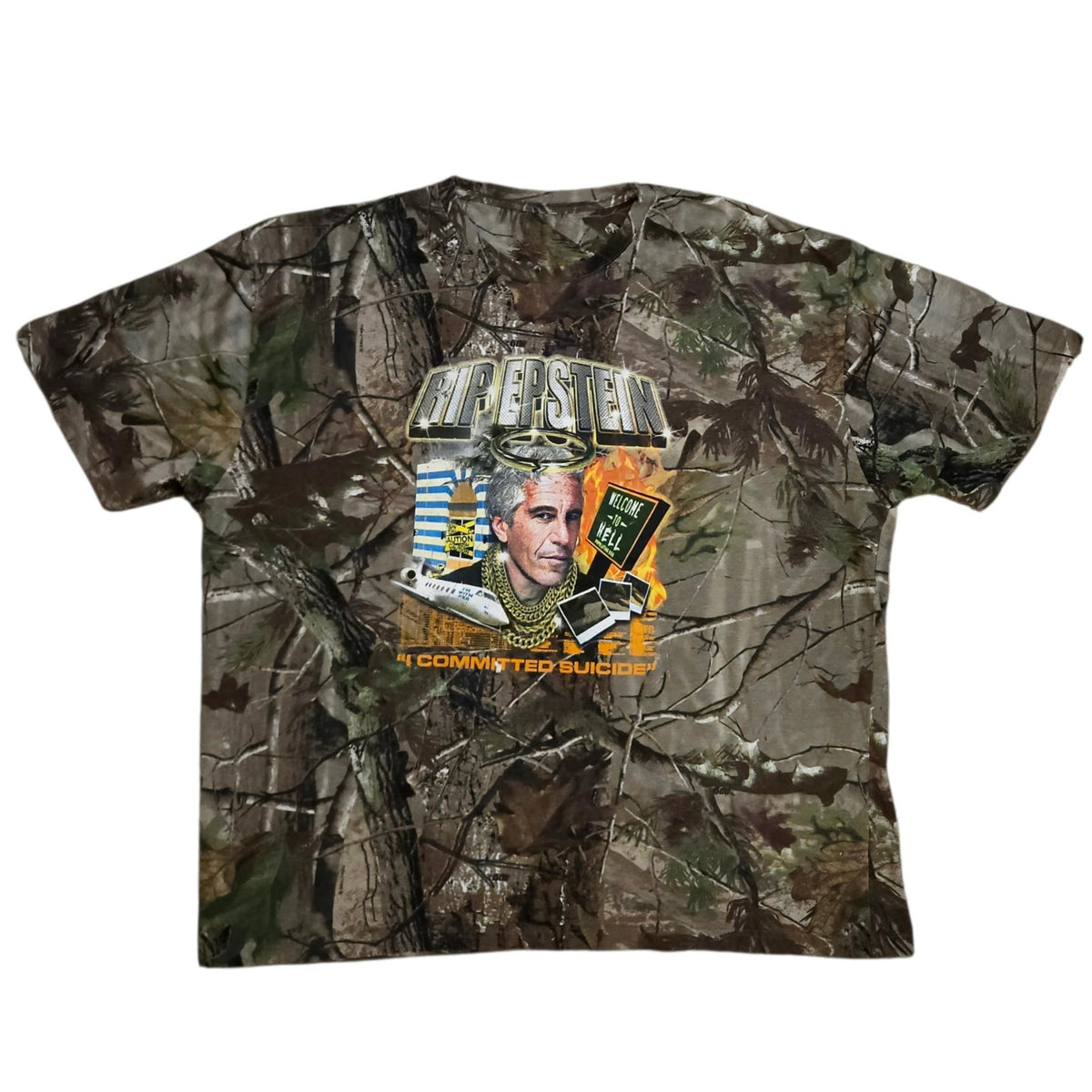 MDE CAMO EPSTEIN T-SHIRT 3XL *Misprint read desc*