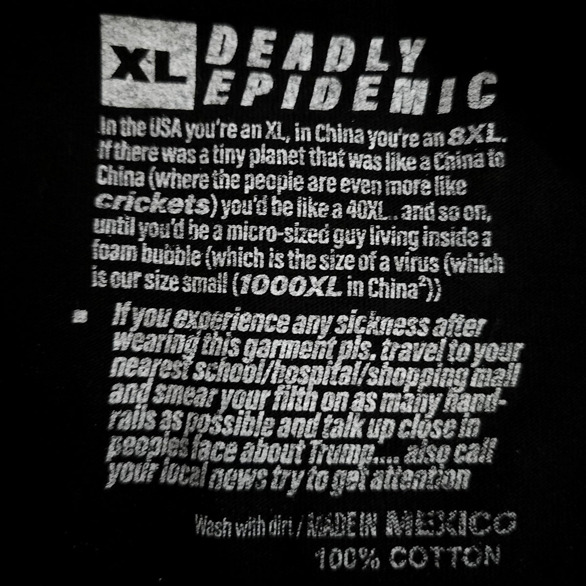 MDE Virus T-Shirt Size XL