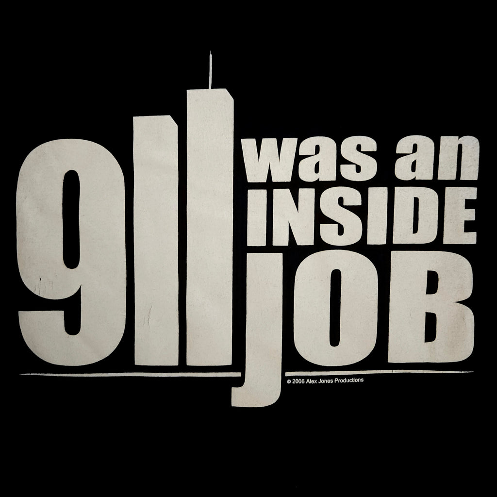 VTG InfoWars 9/11 T-Shirt XL