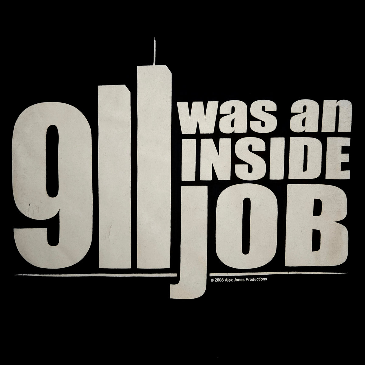 VTG InfoWars 9/11 T-Shirt XL