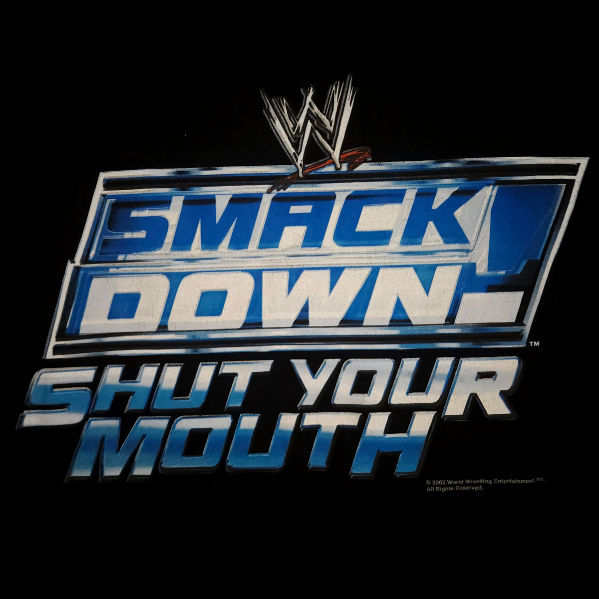 VTG Smackdown Shut Your Mouth T-Shirt XL