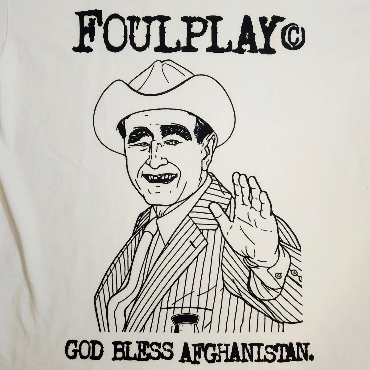 Foulplay God Bless Afghanistan T-Shirt Large