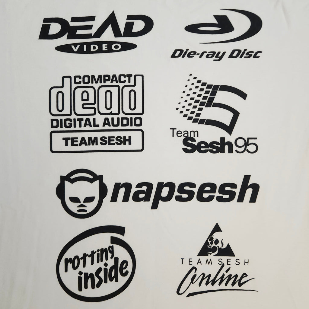 TeamSESH DeadInternet T-Shirt White Large