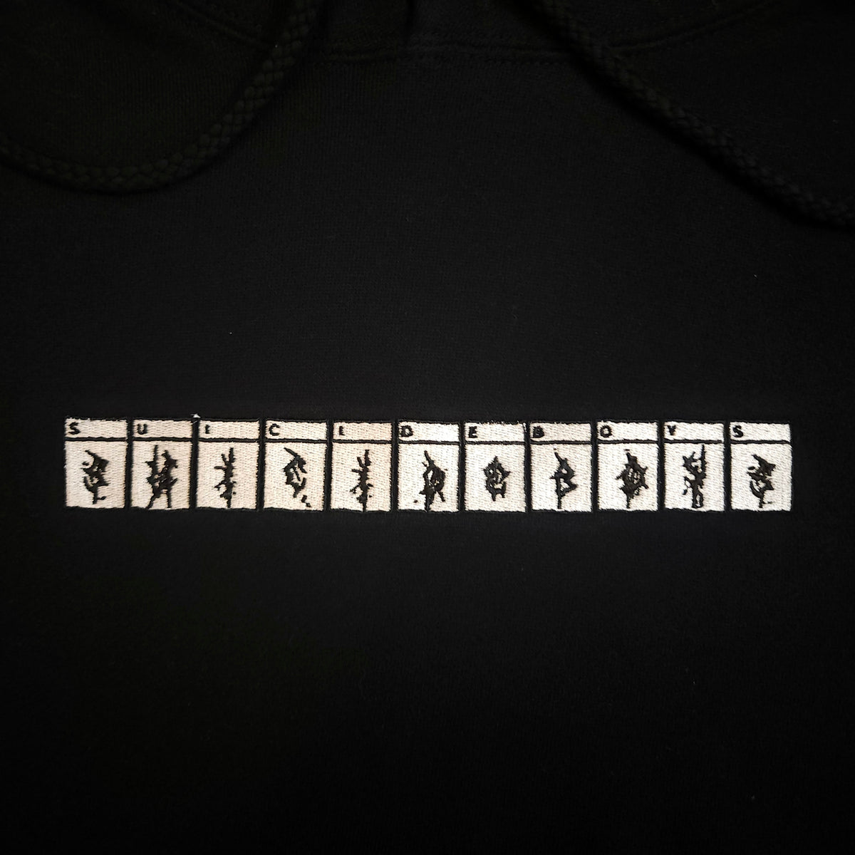 $B Embroidered Hoodie Medium