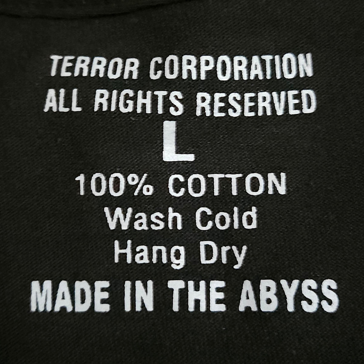 Terror Corp Piss T-Shirt Large