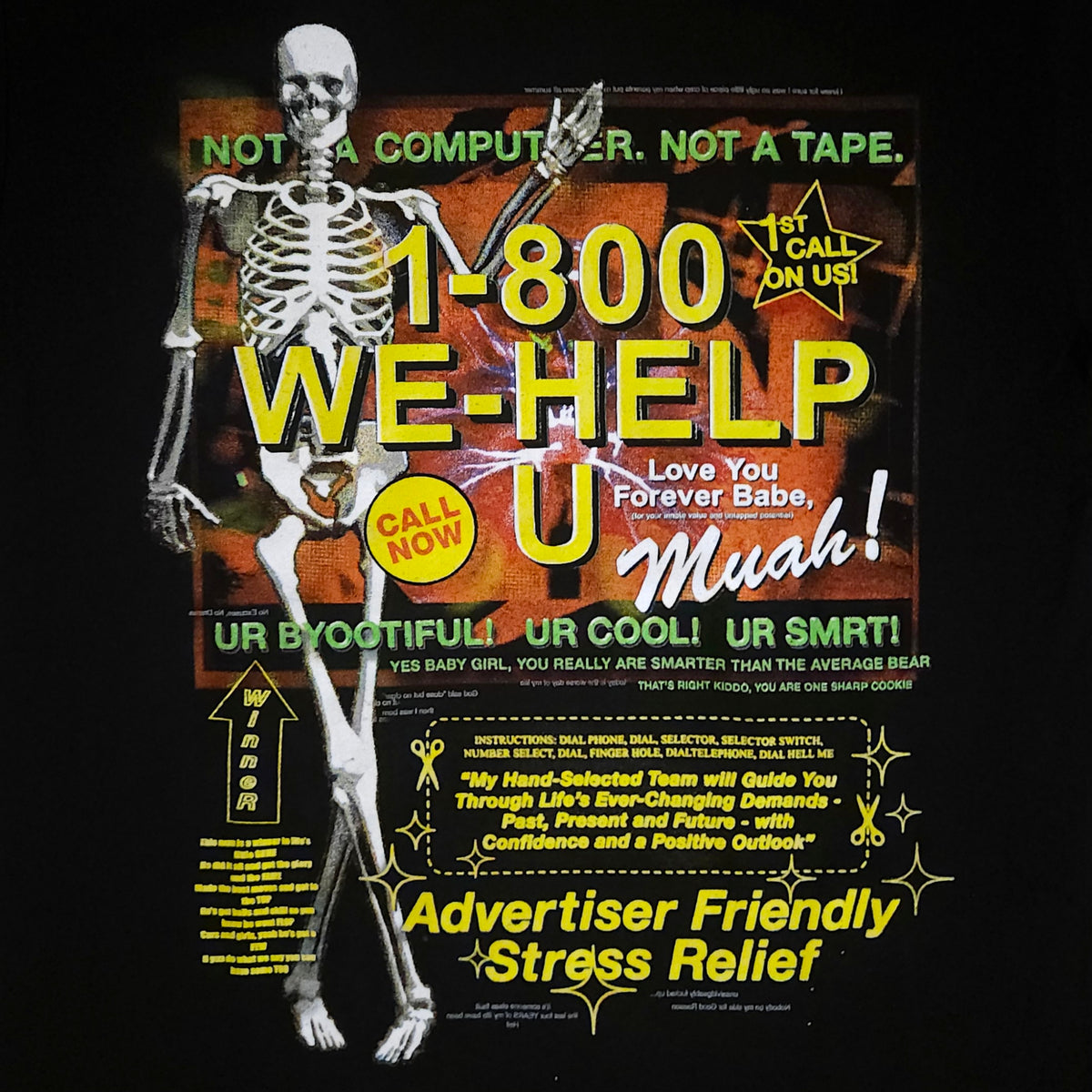 MDE 1-800-WE-HELP U T-Shirt Medium