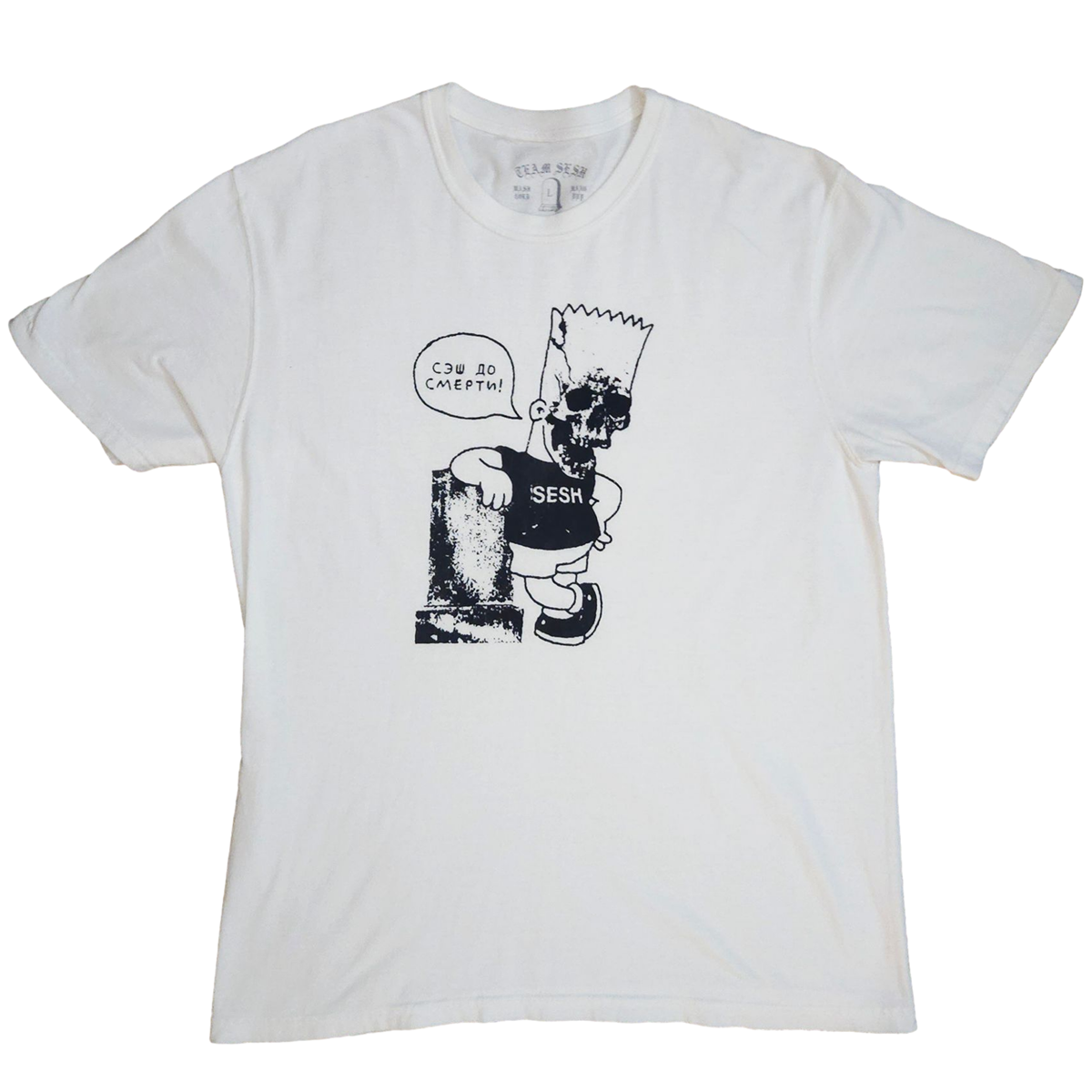 TeamSESH SESH TILL DEATH T-Shirt Large